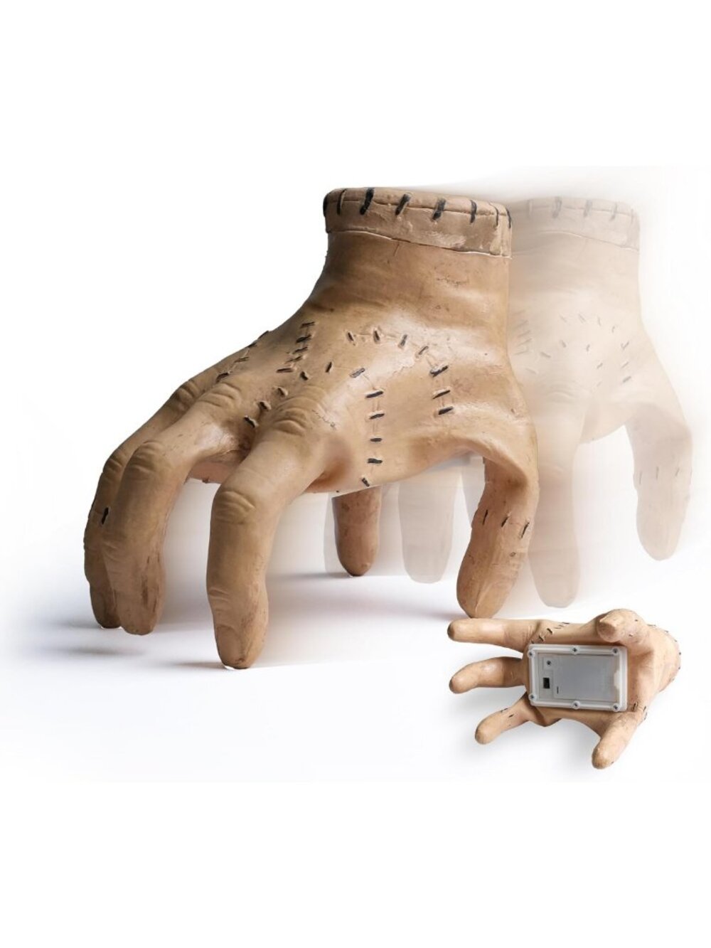 Creepy Crawling Hand Animatronic Doll - Sound-Activated Halloween Decor Prop